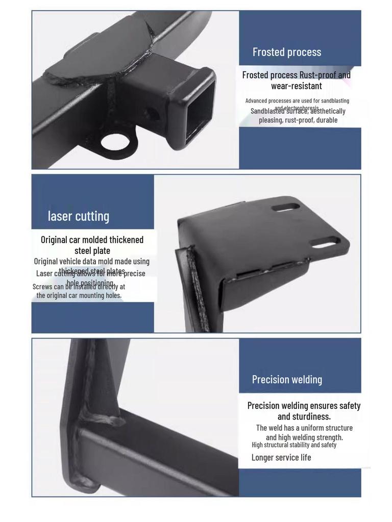 Volkswagen ID4/ID6 & ID3 Tow Hook Bar for Off-road Rear Towing & Motorcycle Carrier