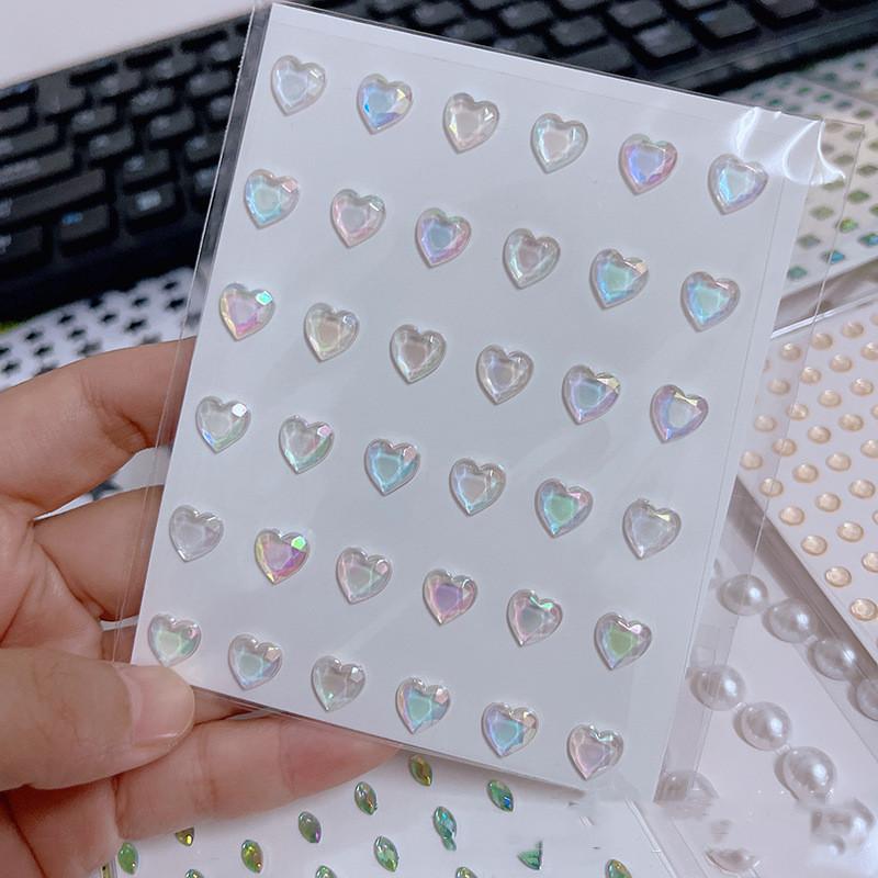 1 шт. одноразовые татуировки наклейки для лица ювелирные изделия Цвет Кристалл Алмаз DIY глаза лицо тело водостойкие украшения для макияжа стразы