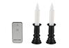 Urban Workshop LED Electric Candles, Set of 2 (with Remote Control), Black