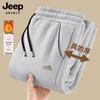 Мужские повседневные брюки JEEP SPIRIT с флисовой подкладкой и манжетами
