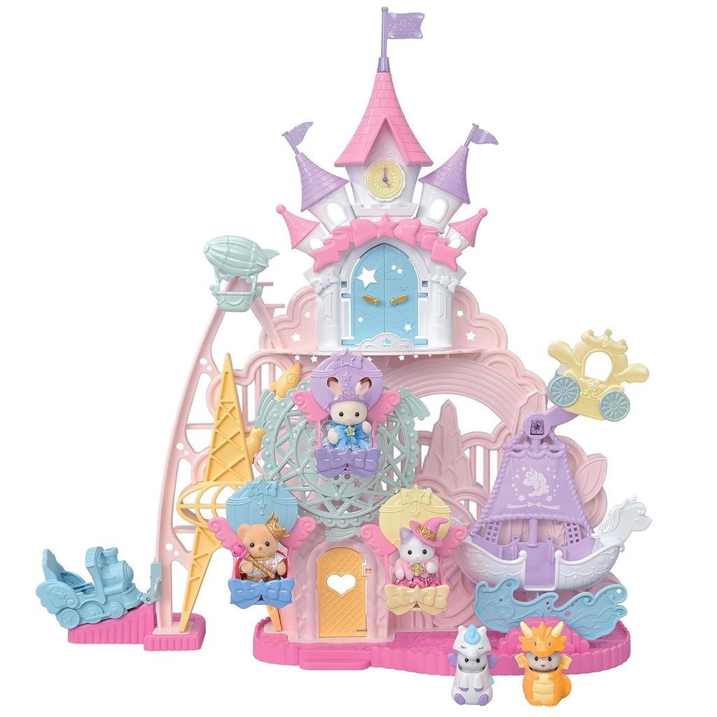 Sylvanian Families Замок Парка Развлечений Цвета Мечты -Счастье Мечты- CO-81 ST Сертификация Mark 3 года и старше Игрушка Кукольный Домик EPOCH