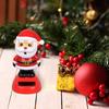 Car Decoration Dashboard Decor Christmas Snowman Swinging Bobble Toy Santa Claus Solar Dancing Doll