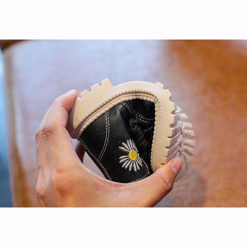 Детские ботинки martin с мартиниками, осенняя обувь, непромокаемые нескользящие ботильоны для мальчиков и девочек, детские кожаные модные ботинки