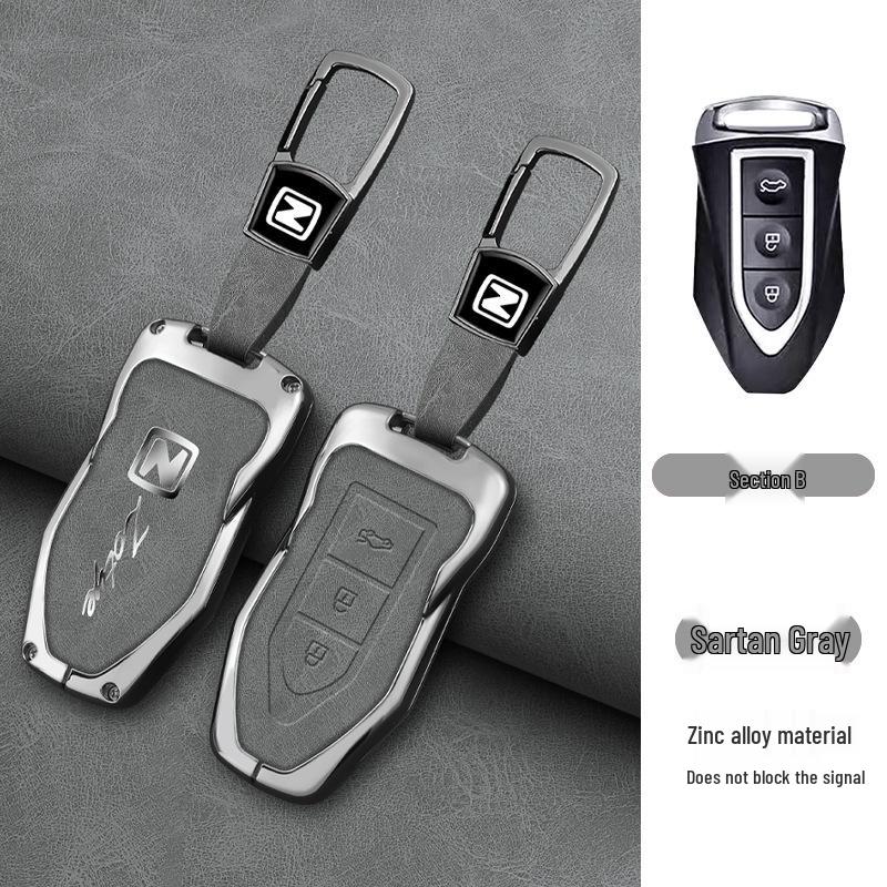 Zotye Genuine Leather Key Case for T600, T700, T300, Damaix7, X5, SR9, SR7, Z700