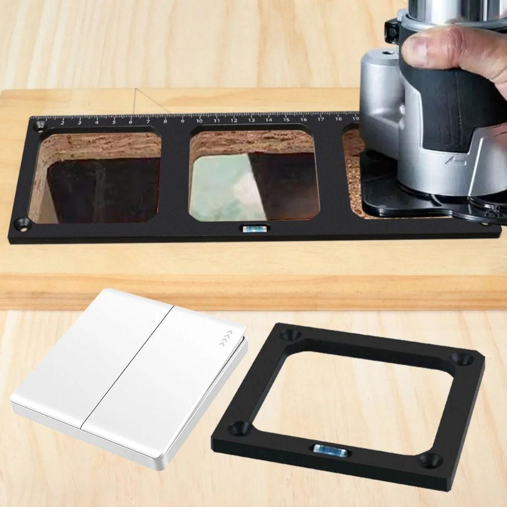 Шаблон для открытия розетки выключателя Clear Scale Устройство для открытия розетки Работа электрика