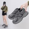 Sports Dad Shoes Women's 2024 Spring and Autumn New Versatile Student Korean Version Thick-soled Heightening Casual Breathable Running Shoes