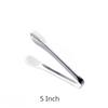 Щипцы для еды из нержавеющей стали, кухонная утварь, зажим для еды, портативный для пикника, барбекю, приготовления пищи