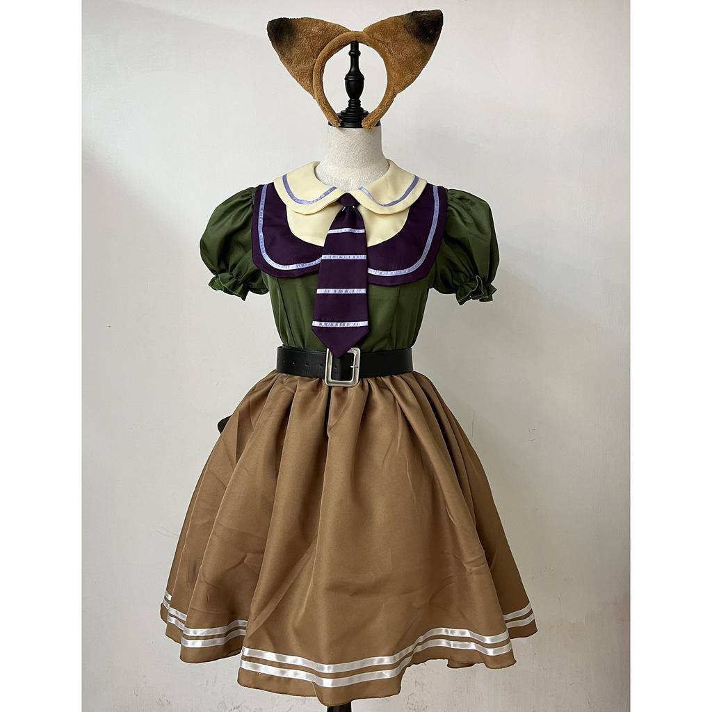 SL Zootopia Nick Fox Юбка COS Костюм животного, Игровая форма, Косплей Японский аниме-костюм