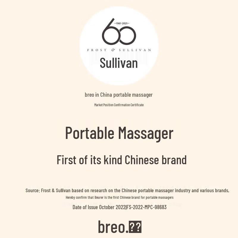 Breo Portable Neck Massager CN plug (adapter included)