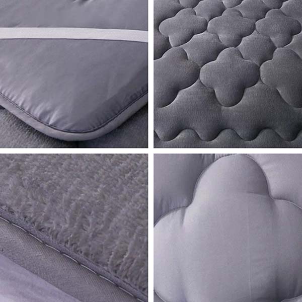 WTEMPO Foldable Flannel Mattress Warm Thickened Mattress Tatami Mat Anti-slip Home Bed Blanket Single and Double Dormitories