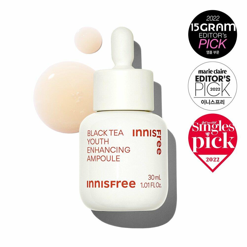 Innisfree Ампула для молодости черного чая 30 мл