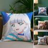 N-Nekoyashiki Yuki Pillow Case Sofa and Living Room Decorative Cushion Covers Dust-proof and Mite-proof Invisible Zipper