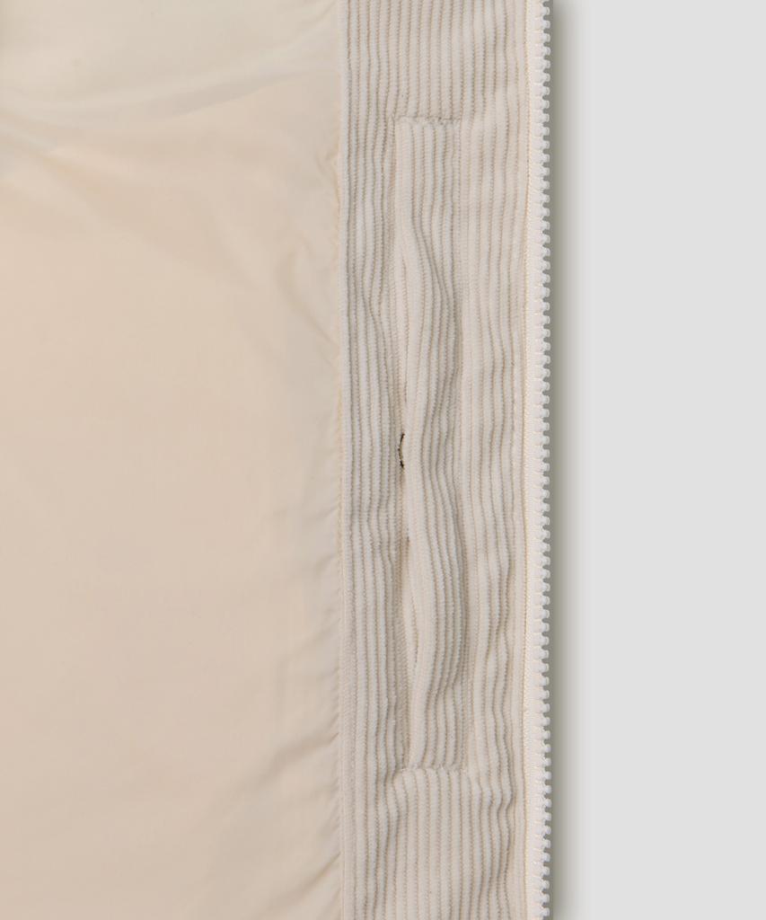 Musinsa Standard Daily Puffer Corduroy Short Padded Jacket [Cream]
