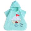 Milk&Moo Sailor Octopus Kids Poncho, %100 Cotton, One Size, 22,5x24 In