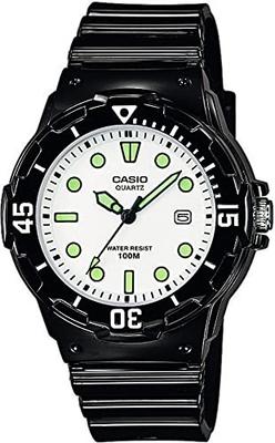 Аналоговые часы LRW -200H-7E1V / -200H-7E2V Женские/Детские Дешевые Casio Глянцевый Черный x Белый / Глянцевый Белый Зарубежная Модель [Параллельный Импорт]