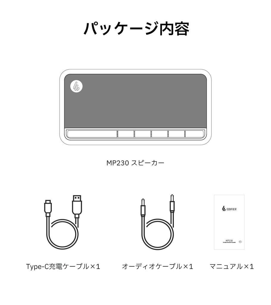 Award Edifier MP230 Wireless Bluetooth Portable MDF Wood Compact Tabletop 9 Hours of Music Retro Classic White "VGP2023 Winning" Speaker,