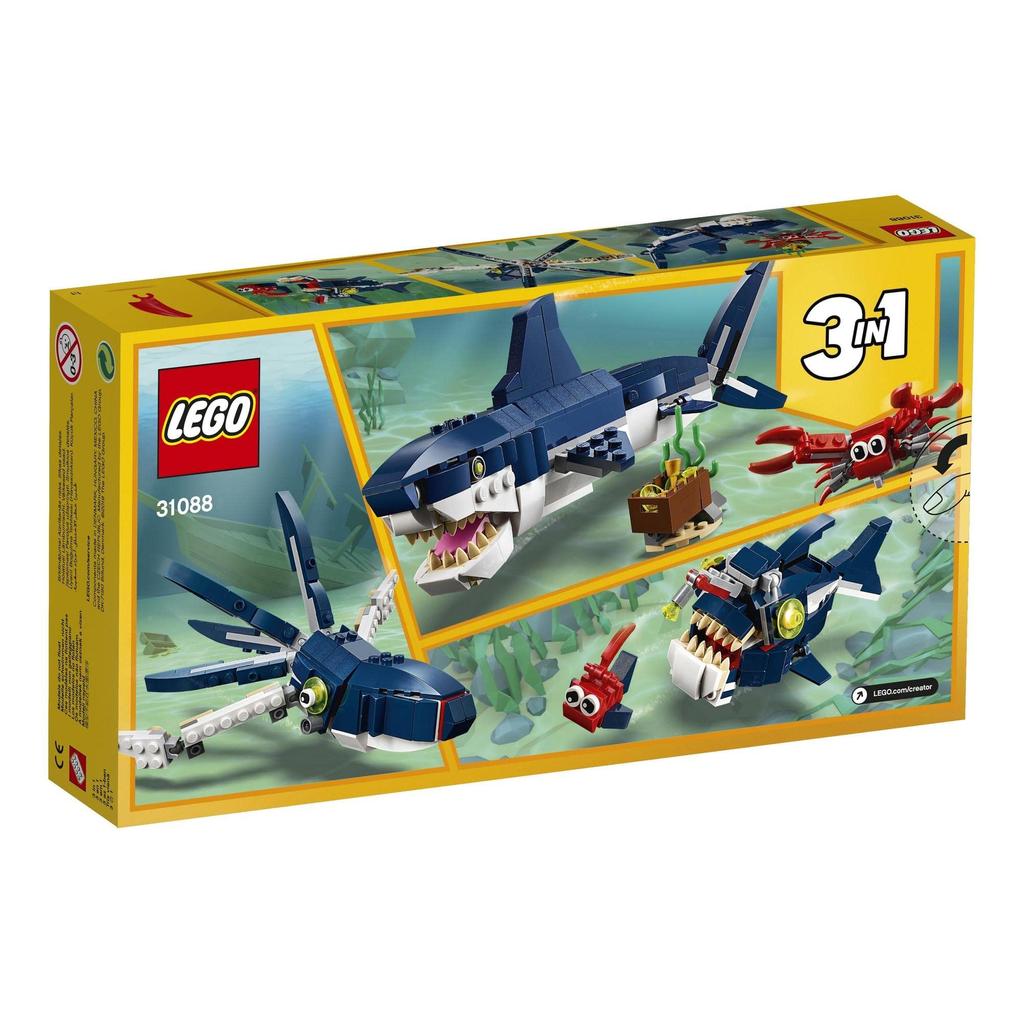 LEGO Creator Expert Deep Sea Creatures Toy Present Birthday Block Christmas Boys Girls Children 7 Years Old 8 Years Old 9 Years Old Elementary School