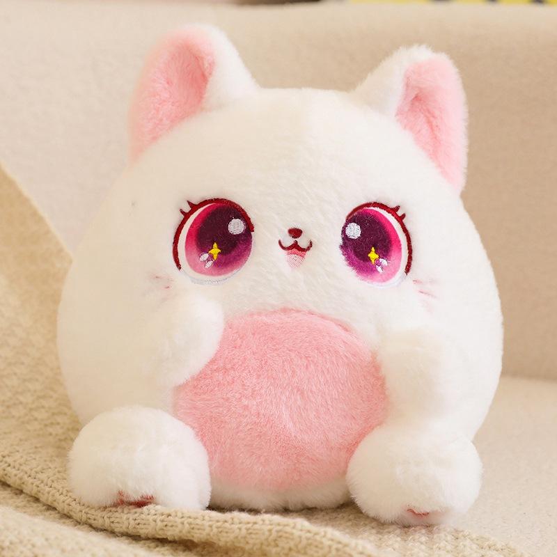 Cute Chubby Cat Doll, Kitten Plush Toy, Cat Doll Pillow, Birthday Gift for Girls