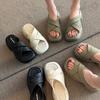 Spring and Summer New Fashion Casual Platform Open-toed Slippers Open-toed Muffin Shoes Cool Slippers