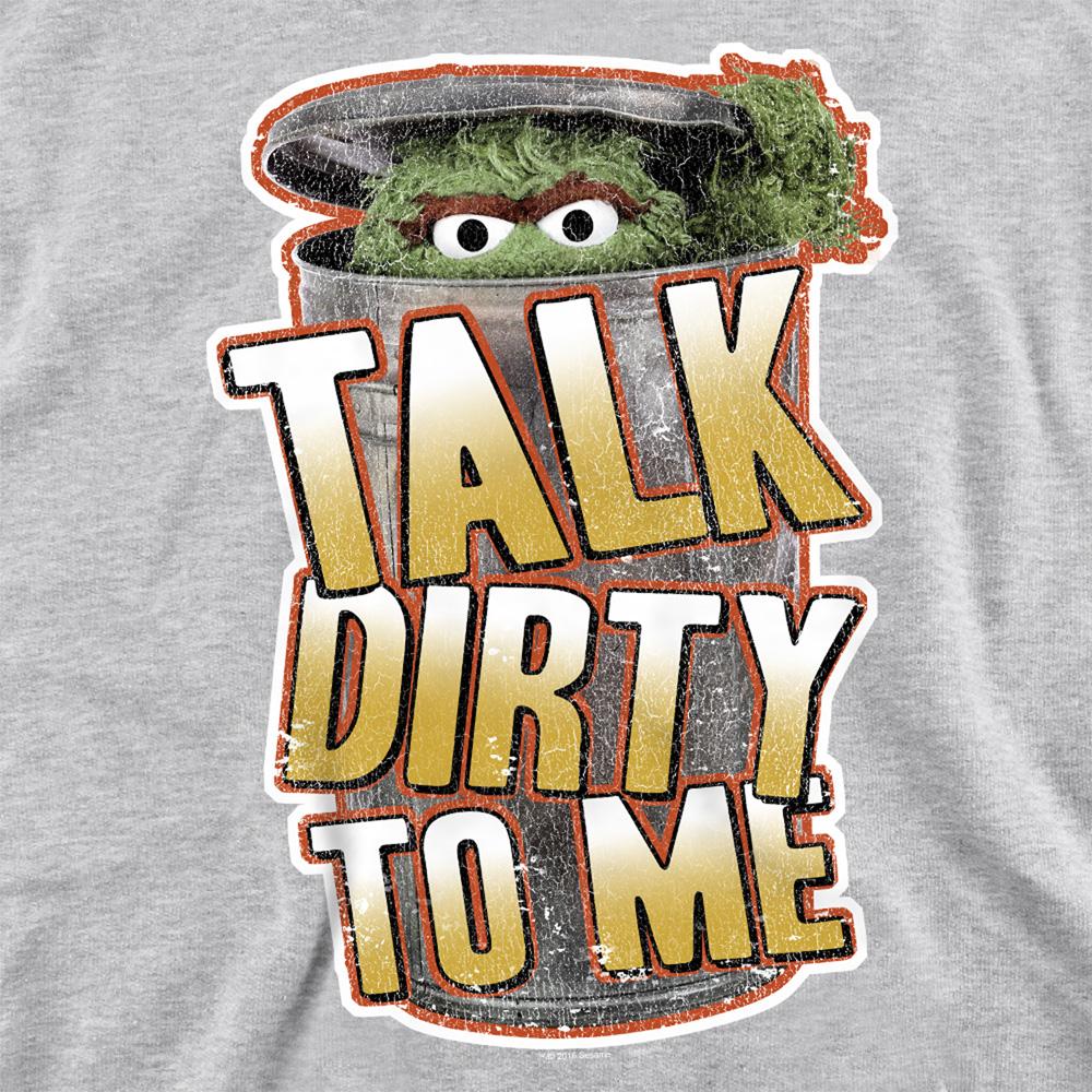 Sesame Street Unisex Adult Talk Dirty To Me Sweatshirt