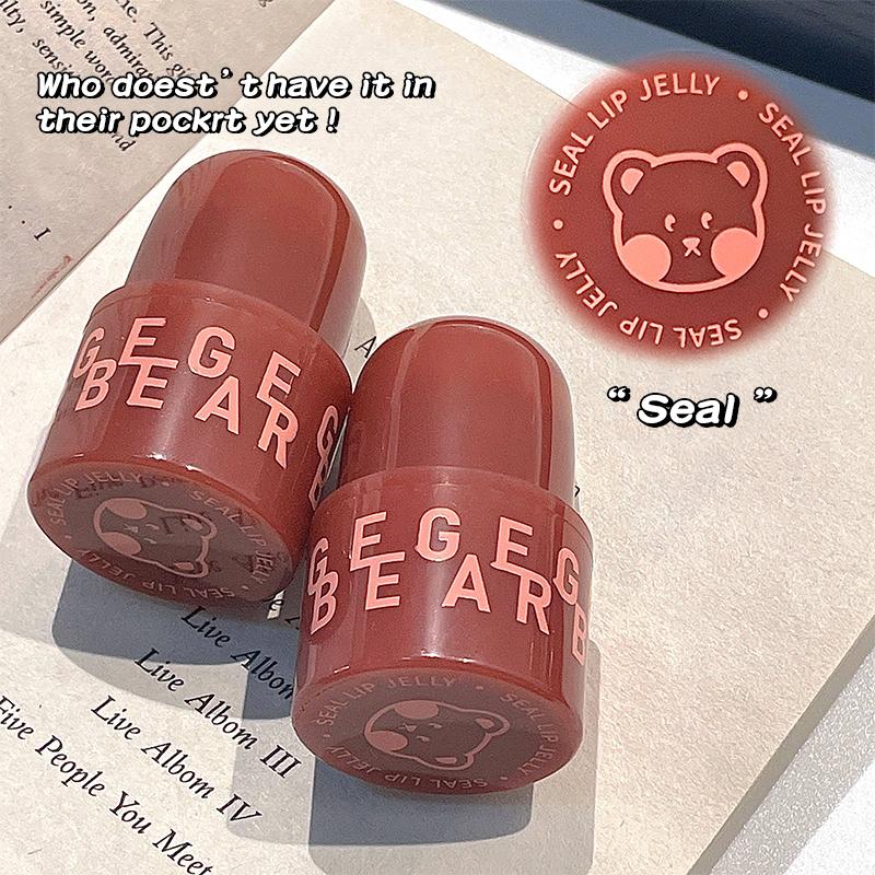 GEGE BEAR Желейная глазурь для губ Стойкий макияж Водостойкая блеск-помада