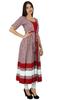 Bimba Womens Drawstring Waist Anarkali Kurta Printed Kurti Designer Blouse