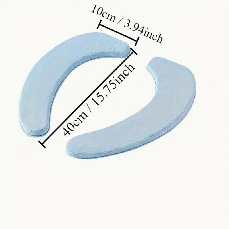 Утолщенная подушка для сиденья унитаза Мягкая набивная накладка на сиденье унитаза для домашнего комфорта