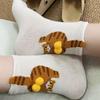 Women's Socks Cotton Breathable Funny Socks with 3D Plush Balls Cute Cat Socks Socks