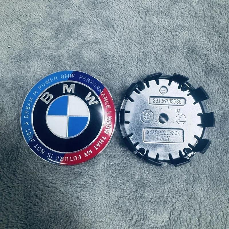 4Pcs 56MM 68MM Car Wheel Center Hub Cover Caps For BMW M X5G05 G60 F18 G31 E24 E63 F36 G22 G23 G26 G16 E84 F48 F49 G29 E36 GROUP