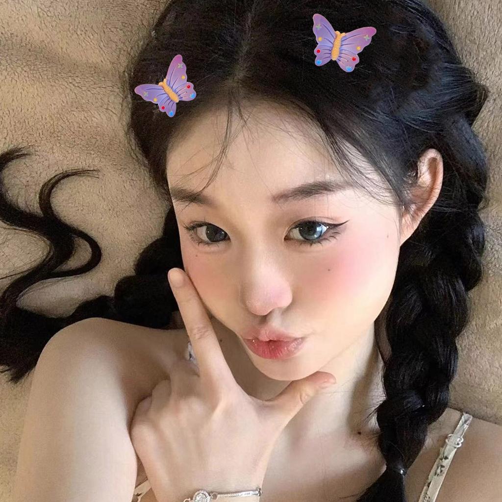 Colorful Cartoon Animal Hair Clip for Girls Kid Barrettes 3D Butterfly Ladybird Handmade Hairpins Cartoon Hairpins