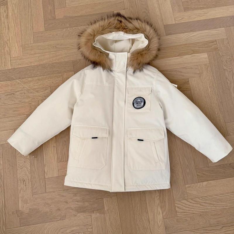 Thickened Pie Overcomes Tooling Down Jacket Women's White Duck Down Winter New Coat