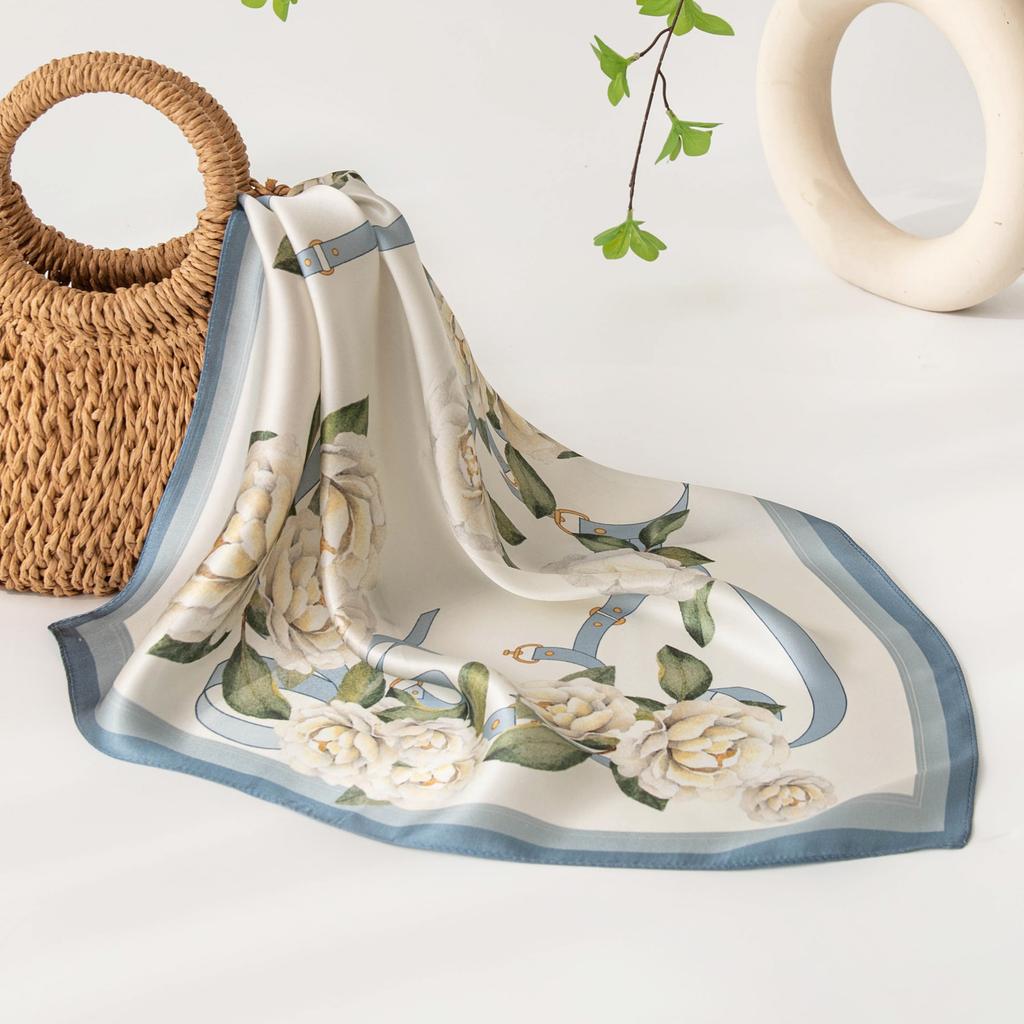 Новый весенний стиль шелковый шарф Mulberry маленький квадратный шарф шелковый высококачественный принт модный универсальный шарф