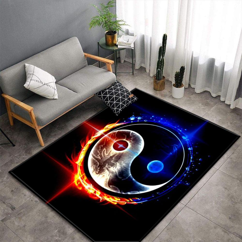 Крутой ковер с цветочным узором для гостиной, кухни, прихожей, напольный коврик с узором