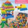 Splicing Building Blocks Colorful Large Particle Building Blocks  Parent-child Interactive