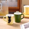 Cute Cat Ceramic Mug Creative Office Water Cup Home Breakfast Milk Cup Couple Afternoon Tea Coffee Cup Friend Christmas Gift