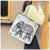 Thai Tote Bag Embroidery Elephant Fashion Shoulder Women's Bag New Women's Handheld Canvas Large Capacity Tote Bag