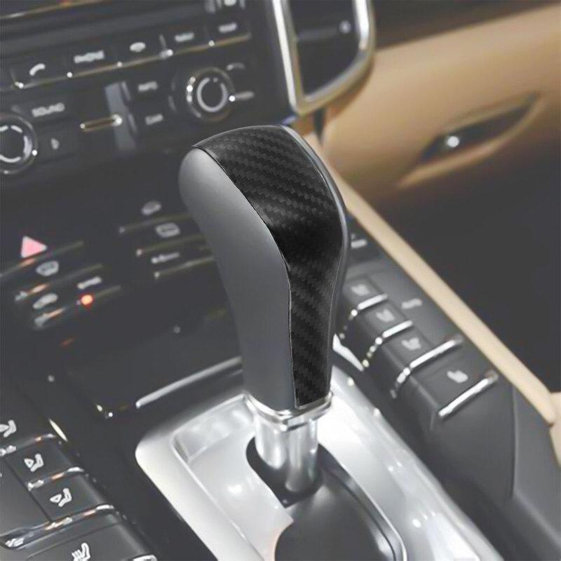 Carbon Fiber Gear Shift Knob Cover Trim Kit for Porsche For Cayenne 958 Built During 2011 Through 2017 Production Years