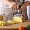 Нержавеющая сталь Картофельный Чипсорез Волнистый Резак с Эргономичной Ручкой для Картофеля Моркови Овощей Серратор Салатный Нож для Нарезки