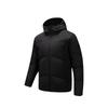 Training Series Six-Degree Core Solid Color Warm Windproof Hooded Down Jacket Men Outerwear Black 152617911S-4