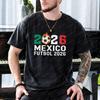 Футбол Мексика Футболка 2026 Цвета Флага Принт Топы Спортивные Мероприятия Фан Повседневные Топы Футбол Часть Поставок Классическая Мода Мужская Одежда