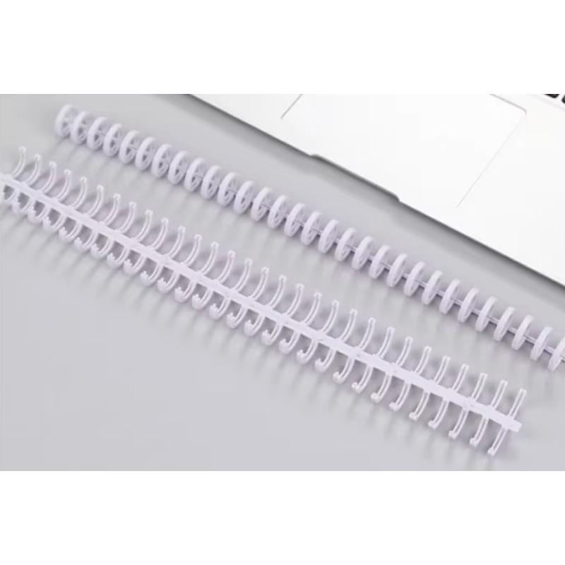 Кольцо для переплета из цветного пластика в форме макарон с 30 отверстиями, которое можно резать самостоятельно, самодельный блокнот с отрывными листами, скрапбукинг, журнал, катушка, кольцо для переплета книг