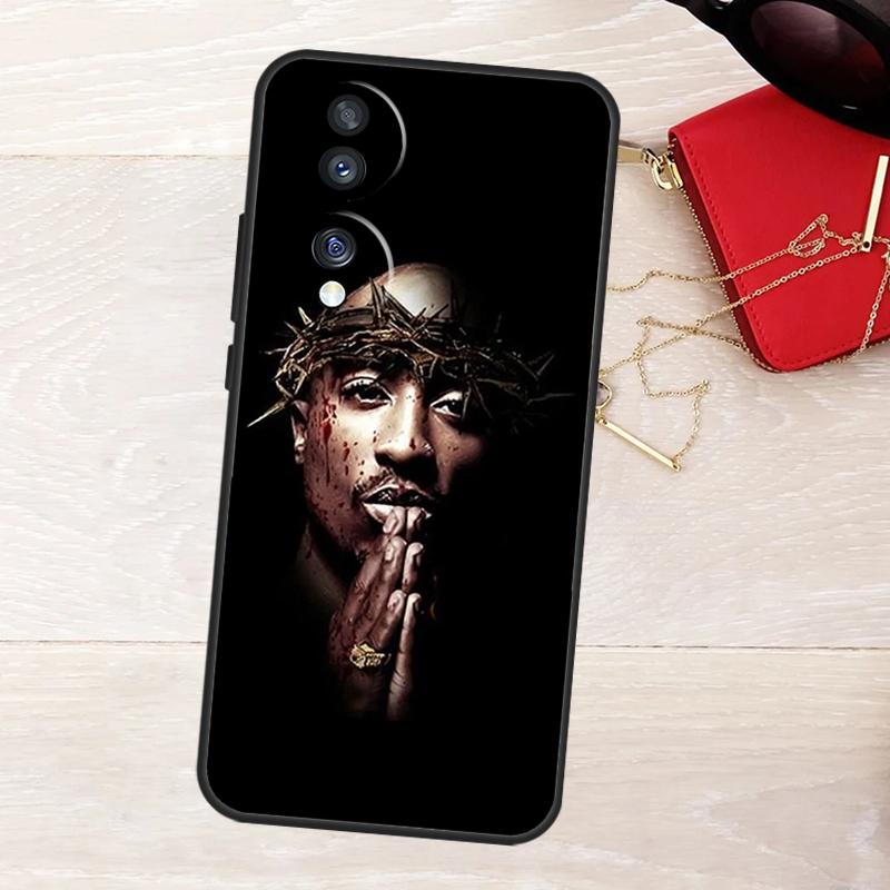 Rapper 2pac Singer Tupac Case For Honor Magic 8 7 5 6 Pro X9a X9b X9c X9d X8c X8b Win RT 50 70 90 200 400 Lite Cover