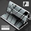 Магнитный чехол-книжка с защитой от подглядывания 360° для Samsung Galaxy S26 S25 S24 S23 S22 S21 Ultra Plus S24+ S23 FE S25+ с крышкой из закаленного стекла и бамперами для телефона