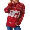 Women's Autumn/Winter Fashion Christmas Sweater Round Neck Long Seeve Sweater