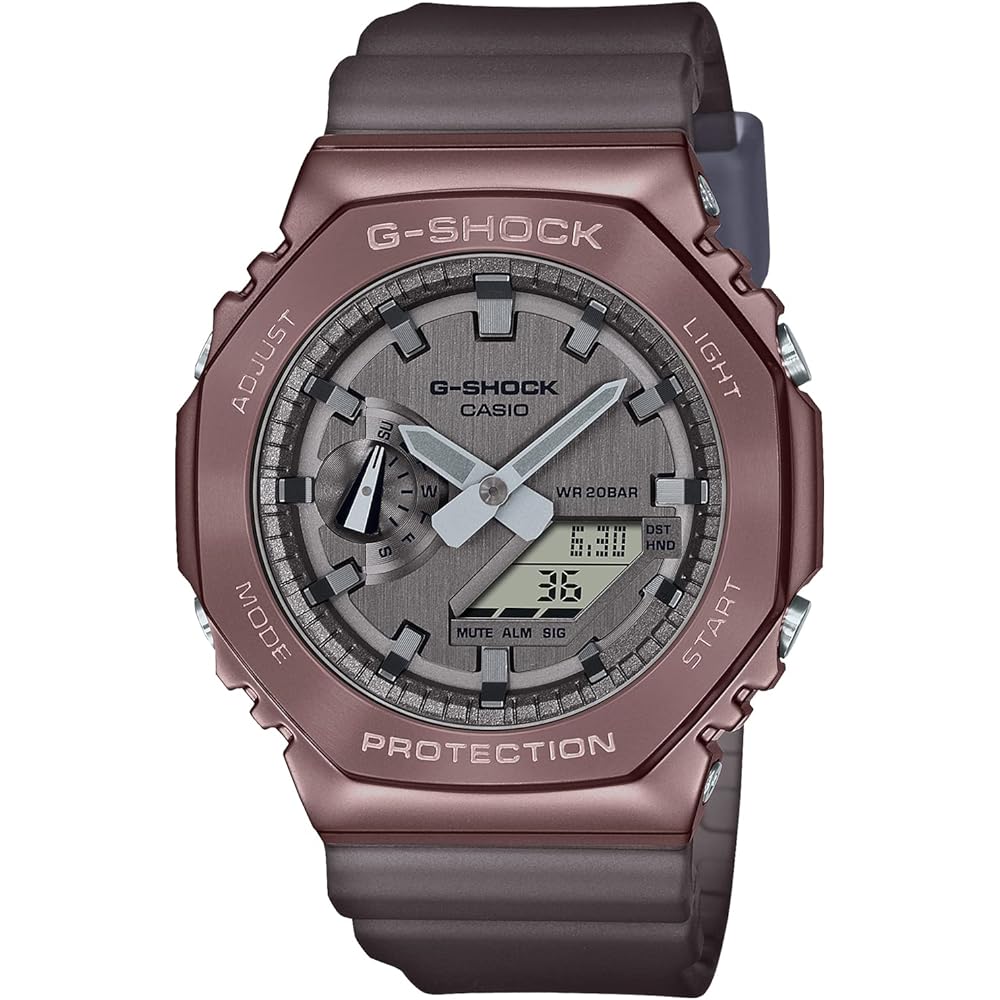 Casio G-Shock Midnight Fog Series GM-2100MF-5AJF Men's Metal Covered Watch Brown