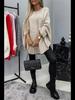 2023 Autumn Women's Cape Raincoat Style Knit Shawl Sweater
