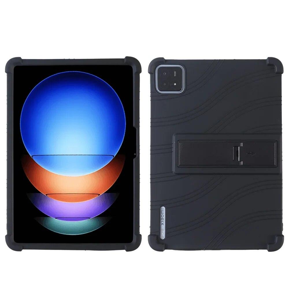 Для Xiaomi Mi Pad 6S Pro 12,4 чехол для планшета противоударный чехол для планшета Teclast мягкая силиконовая подставка защитная оболочка