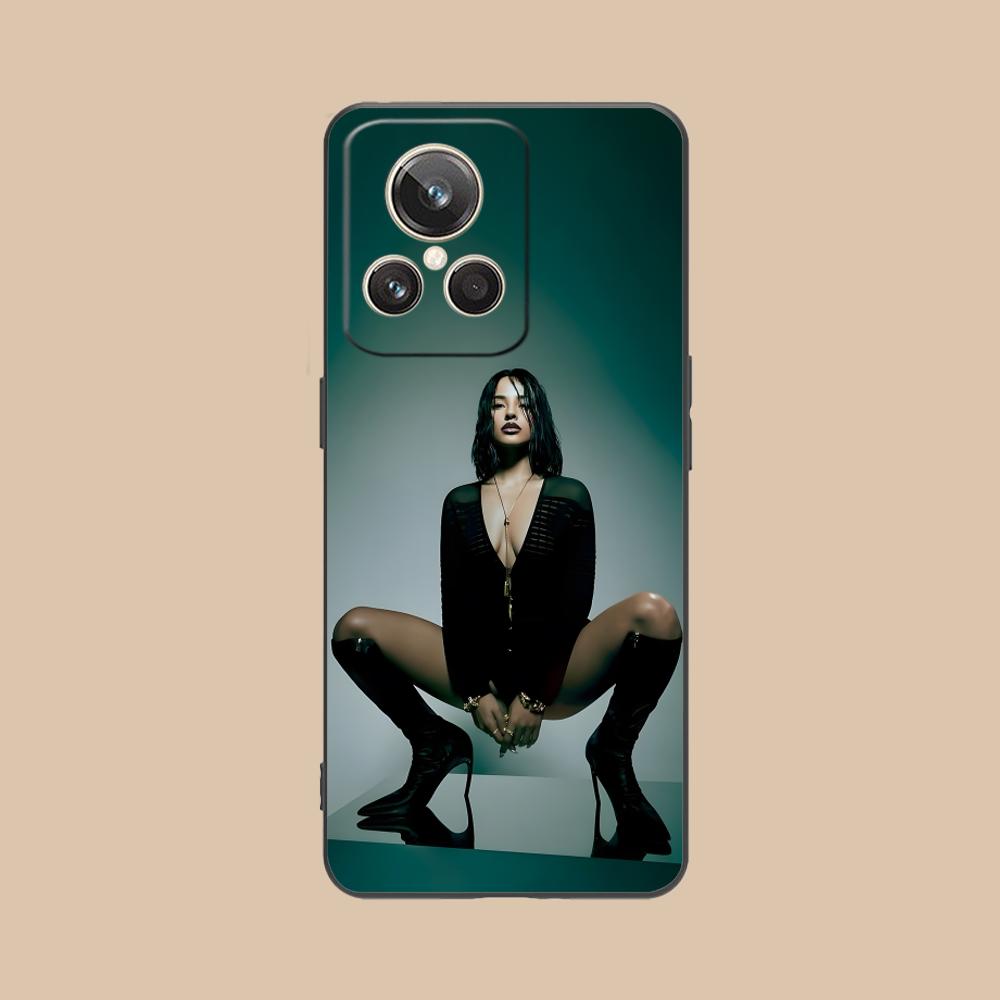Модный матовый чехол из ТПУ Becky G для мобильного телефона Realme GT 8 Neo Pro C75 73 71 C67 65 C55 53 C35 31 C20 15 Цветная крышка