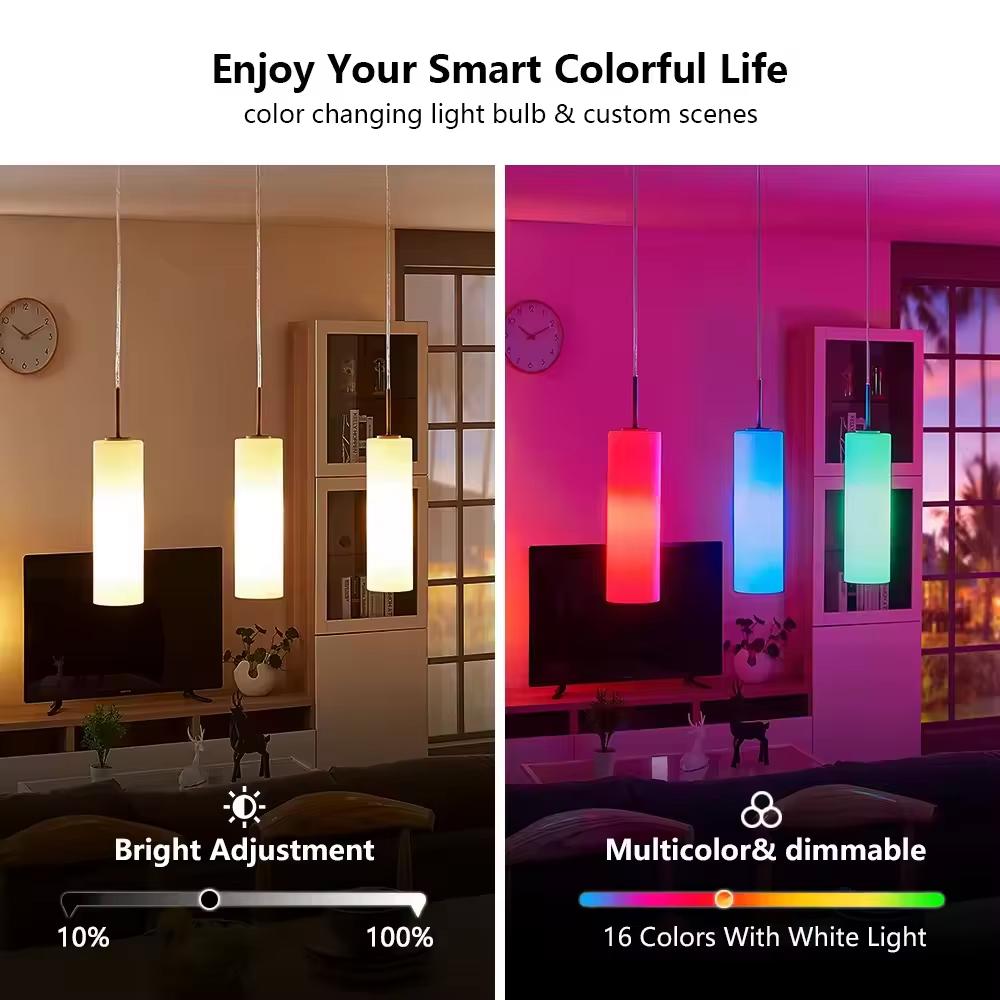Светодиодные лампочки AC 220V E27 RGB Bombillas LED Lamp IR Remote Control Сменные цветные RGB белые ампулы Spotlight Led Bulb