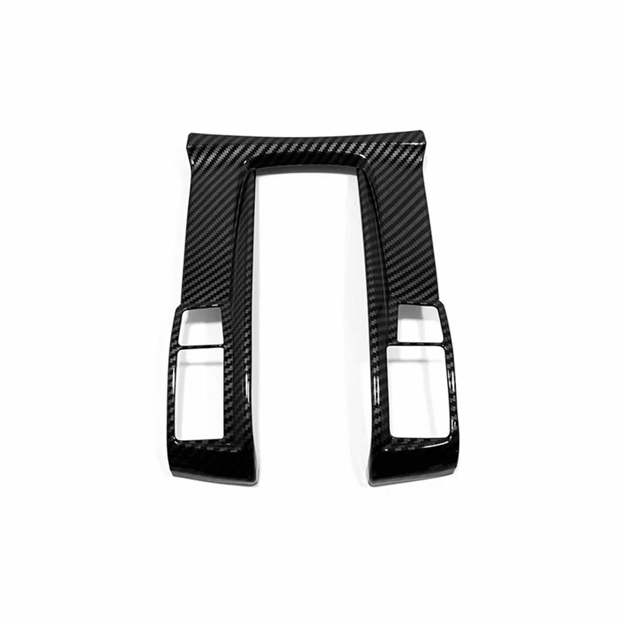 Carbon Fiber Style Console Gear Shift Panel Frame Trim Cover For Honda Civic 2016-2020